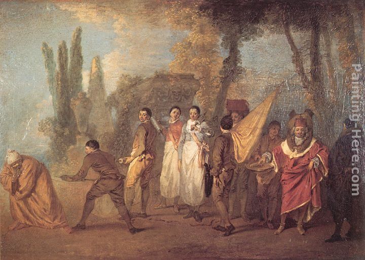 Jean-Antoine Watteau Qu'ay-je fait, assassins maudits